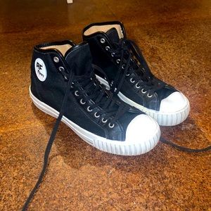 BLACK PF FLYERS HIGHTOP SIZE 11